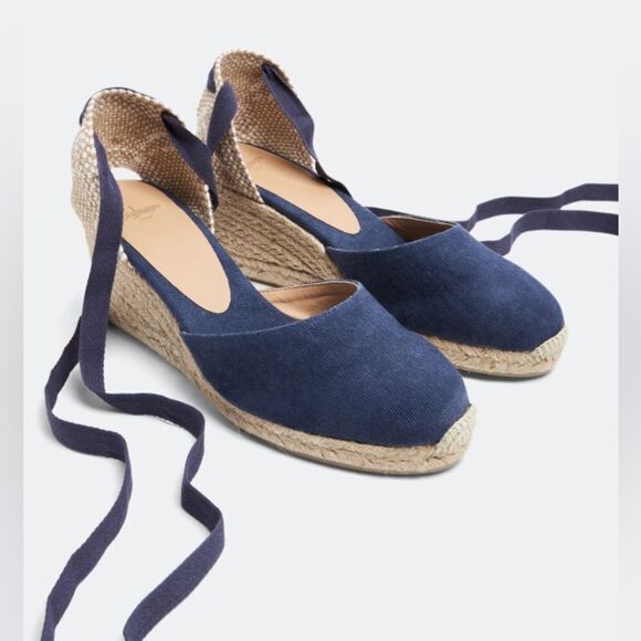 Castañer Jute Espadrille Handmade In Spain Platform Wedges Size 41 - Picture 3 of 16